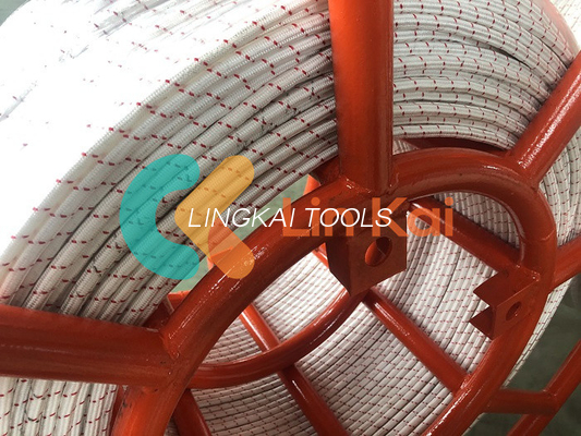 Τυλιγμένο σχοινί UHMWPE για το σχοινί της εναέριας γραμμής μεταφοράς