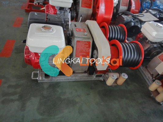 30kn 50kn 9KW Δυναμικό διπλό καλώδιο Capstan Winch Πύργο Εγκατάσταση εξοπλισμού
