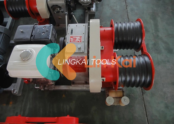 9HP Ντίζελ 2000RPM 5T Διοδηγός ράβδου Διπλό καλώδιο Capstan Winch Trailer