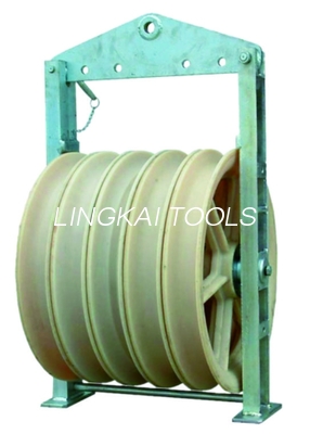 508X75mm 3 νάυλον ρόδες συσσώρευσαν τον υπερυψωμένο αγωγό που δένει με σπάγγο τους φραγμούς